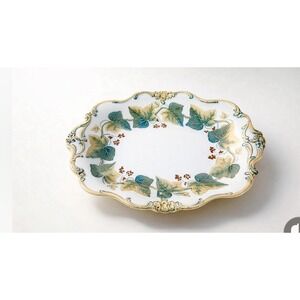 Early 19th C Davenport "IVY WREATHS" Pearlware Pedestal Compote 1224 1830 #2